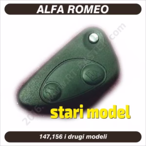 Alfa Romeo preklopni ključ sa 2 tipke stari model, ARO-PR21