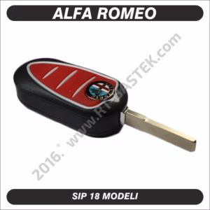 Alfa Romeo preklopni  ključ sa 4 tipke, ARO-PR35