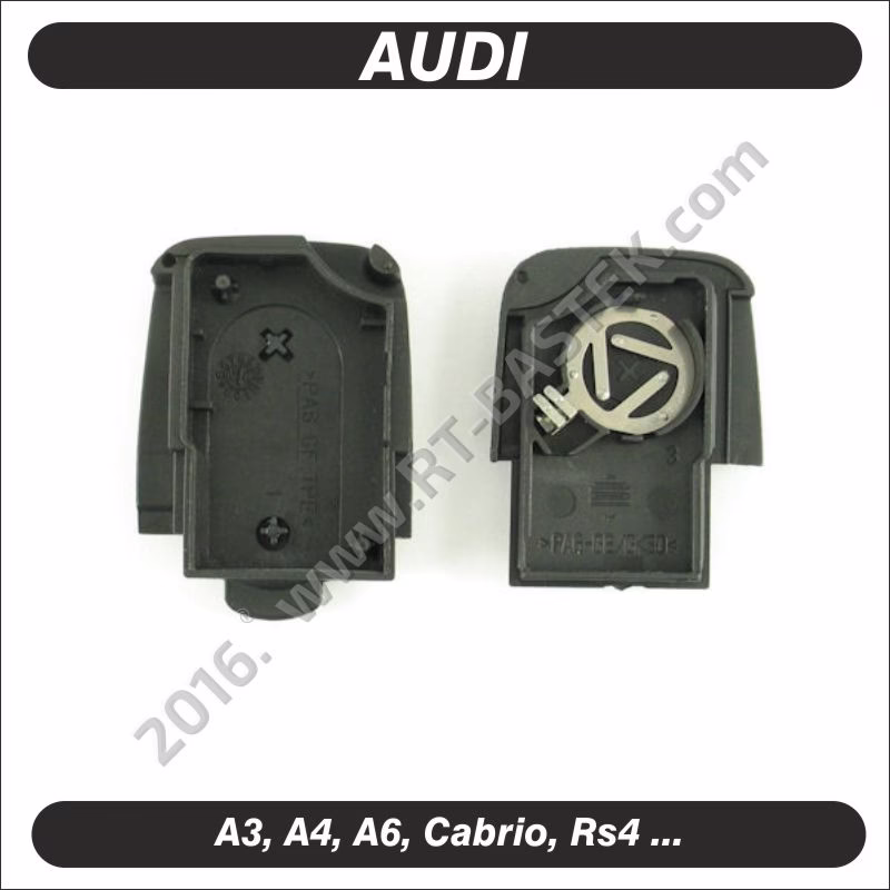 Audi, donji dio ključa sa 2 gumba, AUD-DD22 - Slika 2