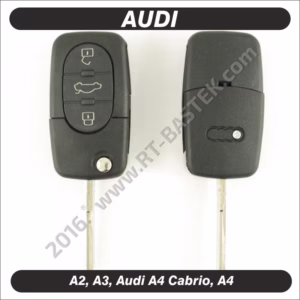 Preklopni ključ za Audi A4 sa 3 tipke, AUD-PR30