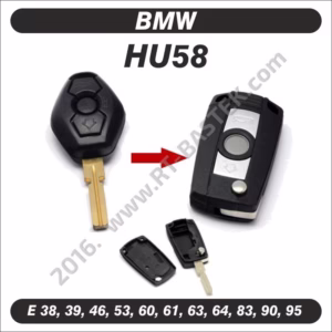 Zamjenski preklopni ključ za BMW sa 3 tipke, BMW-ZPR10