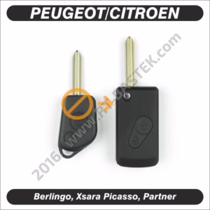 Zamjenski preklopni ključ za Citroen Berlingo sa 2 tipke, CIT-ZPR10