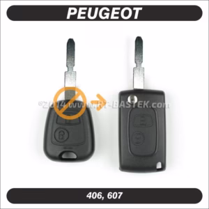 Zamjenski preklopni ključ za Peugeot 406 sa 2 tipke, PEU-ZPR25