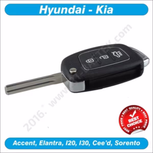 Preklopni ključ za Hyundai i Kia vozila sa 3 tipke, HYN-PR100