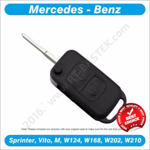 Preklopni ključ za Mercedes Vito sa 2 tipke, MBZ-PR20