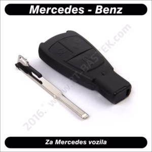 Smart kućište za Mercedes sa 3 tipke, MBZ-SS100