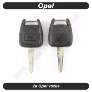 Ključ za Opel Tigru sa 2 tipke, OPL-FX25