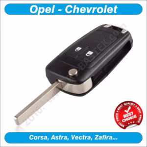 Preklopni ključ za Opel Astru sa 2 tipke, OPL-PR52