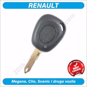 Ključ za Renault sa 1 tipkom, sa smještajem za bateriju, REN-FX30