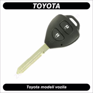 Ključ za Toyotu Yaris sa 2 tipke, TOY-FX52